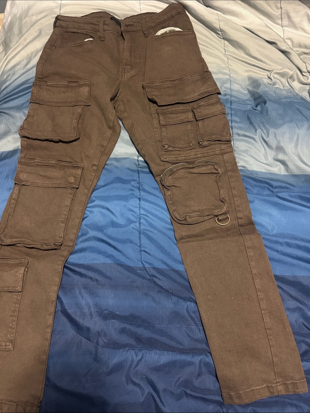 Brown Cargo Utility Men’s Pants